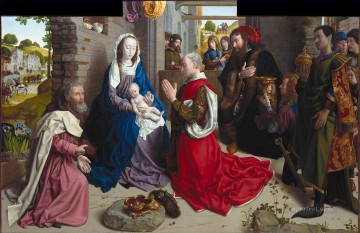 vincent laurensz van der vinne Painting - Hugo van der Goes Adoration of the Kings